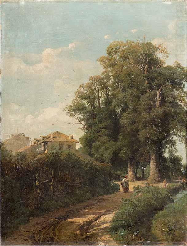 Eugenio Gignous The Environs of Milan china oil painting image